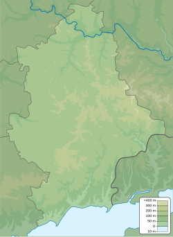 Novoluhanske is located in Donetsk Oblast