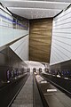 Escalator shaft in the new Cannon Street entrance