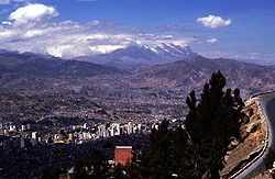 La Paz skyline