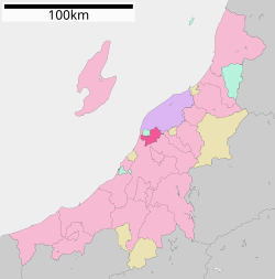 Kedudukan Tsubame di wilayah Niigata