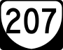 State Route 207 marker