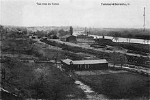 L'ensemble de la gare marchandise et du port vers 1900