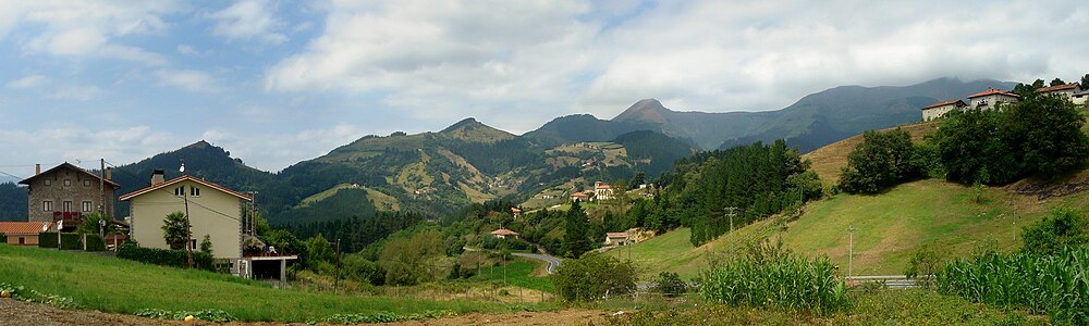 Imaxe panorámica de Oquendo.