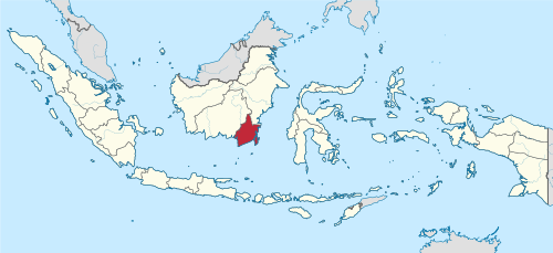 Wawidangan Kalimantan Selatan ring Indonésia