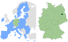 Lokasion ti uneg ti Kappon ti Europa ken Alemania