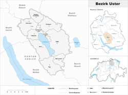 Location of Distret de Uster