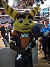 Cosplay de Ratchet, personnage principal du jeu.