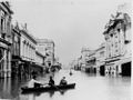 Titin Sarauniya a Brisbane bayan ambaliyar Brisbane ta shekarar 1893.