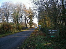 Entrée de la forêt de Crécy