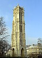 Vue du square, côté rue du Temple.