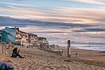 Beach panoramic view