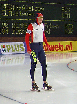 Jesin tijdens een wereldbekerwedstrijd in Berlijn, november 2008