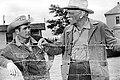 Paul Newman (left) and Melvyn Douglas (right) in Hud