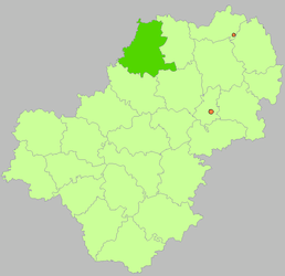 Iznoskovskij rajon – Mappa