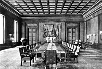 La sala del cabinet de la Nova Cancelleria del Reich