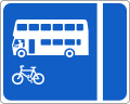 RUS 028 Voie de bus à débit immédiat à proximité