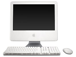 Een 17-inch iMac G5.