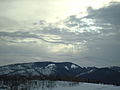 Stratocumulus lenticularis yn Jackson, Wyoming