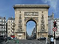 Puerta de Saint-Denis(París), construyíu pa conmemorar les victories de Lluis XIV de Francia.