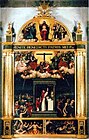 Retable des âmes du Jugement Dernier et Messe de Saint Grégoire, 1574, église co-cathédrale de Saint Nicolas de Bari d'Alicante.