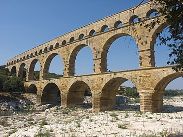 Le pont du Gard.