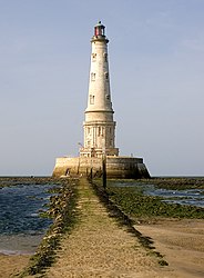 Der Leuchtturm von Cordouan bei Ebbe