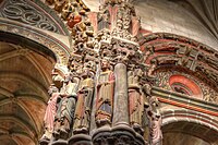 Portico of the Cathedral of Ourense.