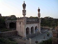 Mosque of Ibrahim at Golconda, Hyderabad