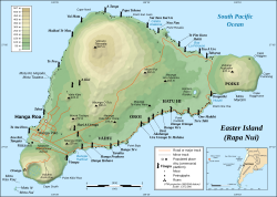 Location of Easter Island