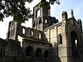 The ruins of Kirkstall Abbey