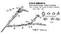 Topografia feta pel Grup d'Exploracions Subterrànies del Club Muntanyenc Barcelonès el 1964