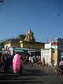 Near the bathing ghat