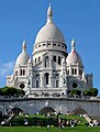 Les dômes de la basilique du Sacré-Cœur de Montmartre à Paris.