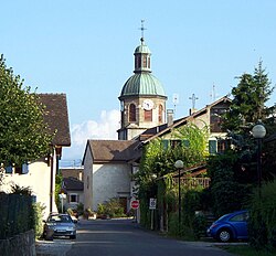 Skyline of Chens-sur-Léman