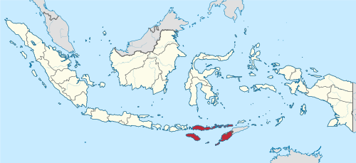 Wawidangan Nusa Tenggara Timur ring Indonésia