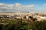 Vue de Tunis depuis la colline du Djellaz.