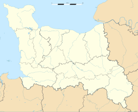 Bucéels trên bản đồ Lower Normandy