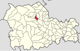 Location in Neamț County