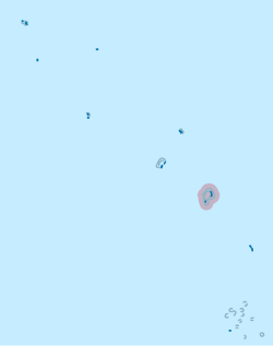 Map of the atoll