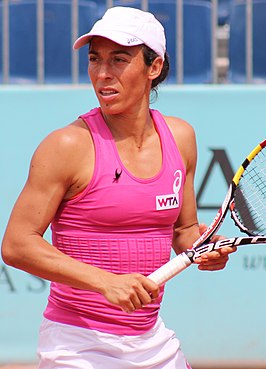 Schiavone tijdens WTA-toernooi van Madrid van 2014