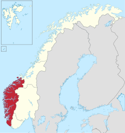 Location of ヴェストラン 西部地域