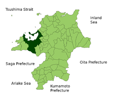 Lokasi Fukuoka