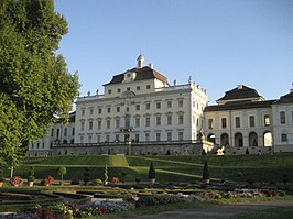 Tuinzijde van Slot Ludwigsburg