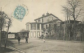 La gare vers 1910.