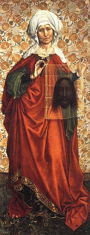 Portrait of St. Veronica, attributed to Robert Campin workshop