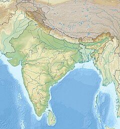 ナーシクの位置（インド内）