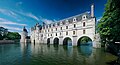 10. Chenonceau kastélya a Loire völgyében. Indre-et-Loire, Franciaország (javítás)/(csere)