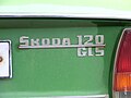 Typový štítek Škoda 120 GLS