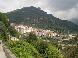 Skyline of Olevano sul Tusciano