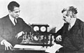 Image 21World Champions José Raúl Capablanca (left) and Emanuel Lasker in 1925 (from History of chess)